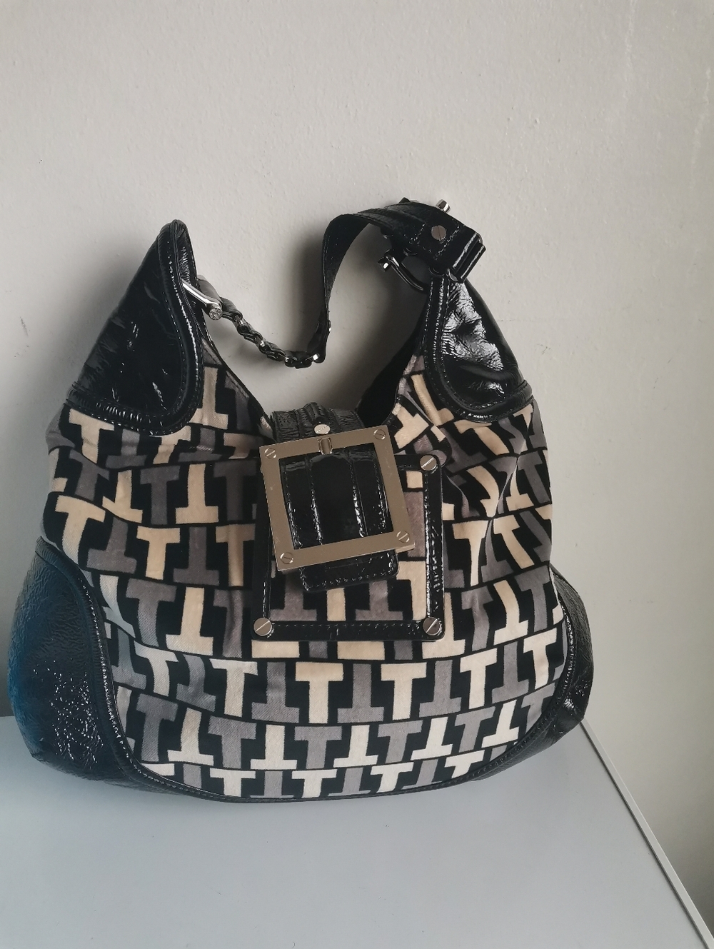 Tory Burch Suede and Leather Bag, Rare
